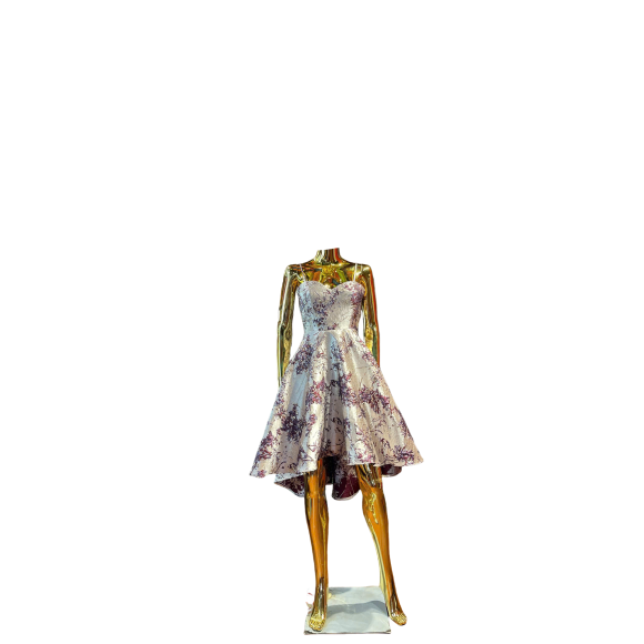 brocade cocktail dress 